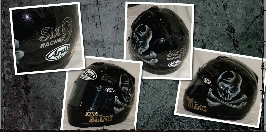 arai king of bling helmet