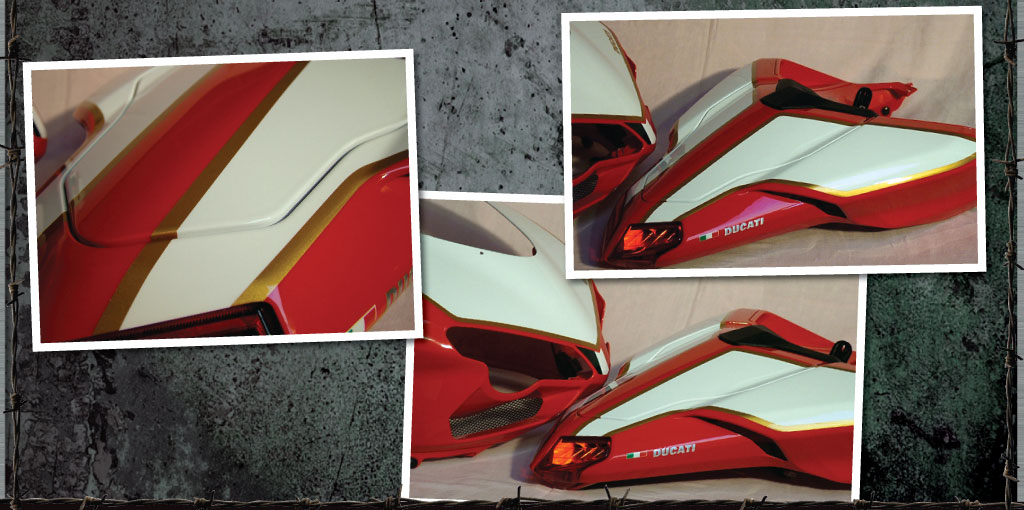 Ducati nose and seat set